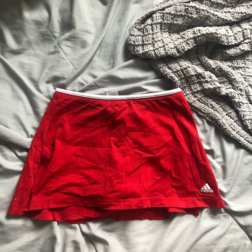adidas mini skirt
